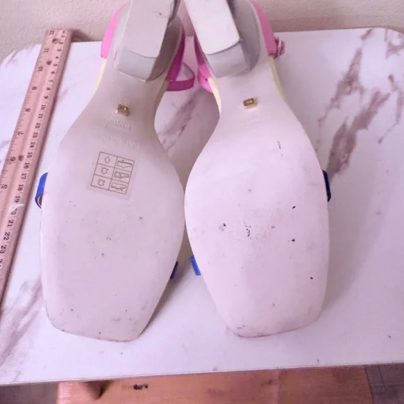 Kat Maconie Color Block Sculpture Pumps, EUC, Size 10
